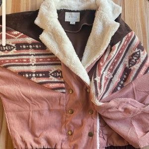 Pink Aztec Western jacket